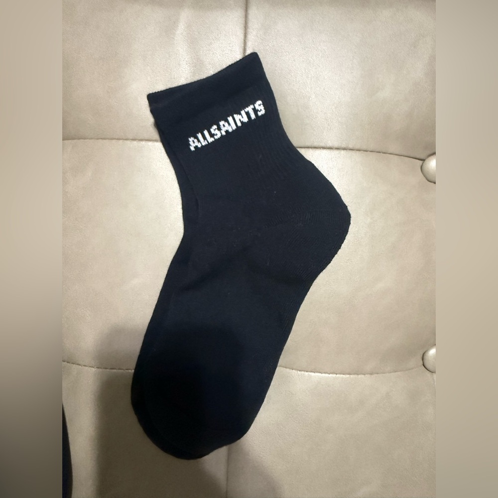All Saints Black Casual Socks